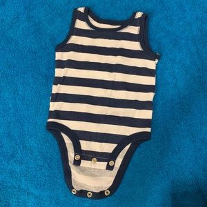 2 for 10 ‼️ Boys 6 month striped tank top onesie
